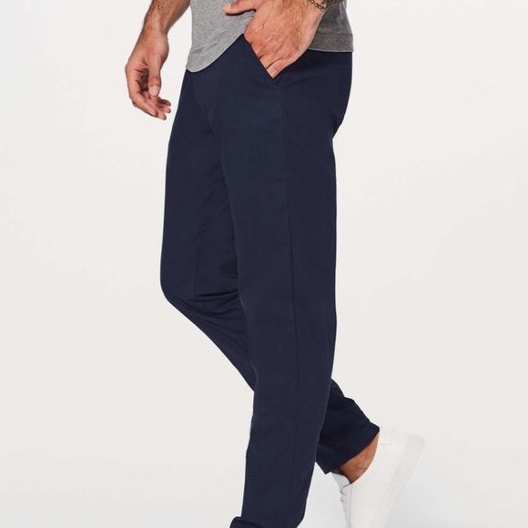 Lululemon Commission Pant Classic Swift Cotton Classic Navy - Picture 3 of 9